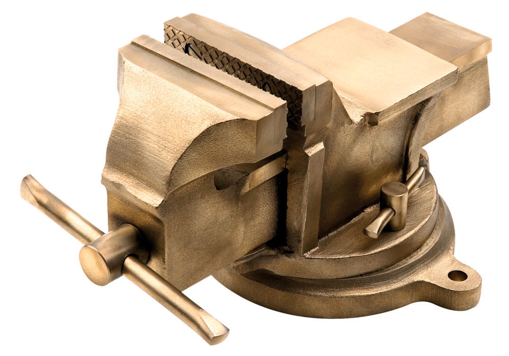 DENIOS Schraubstock 100 mm Sonderbronze Varnično Siguran Ex Zona