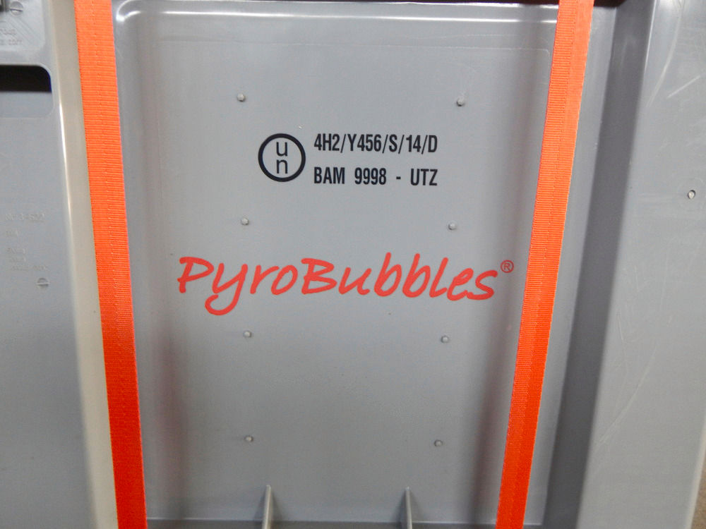 DENIOS Transportna kutija za litijum-jonske baterije M-Box 2 Advanced PyroBubbles 299 l