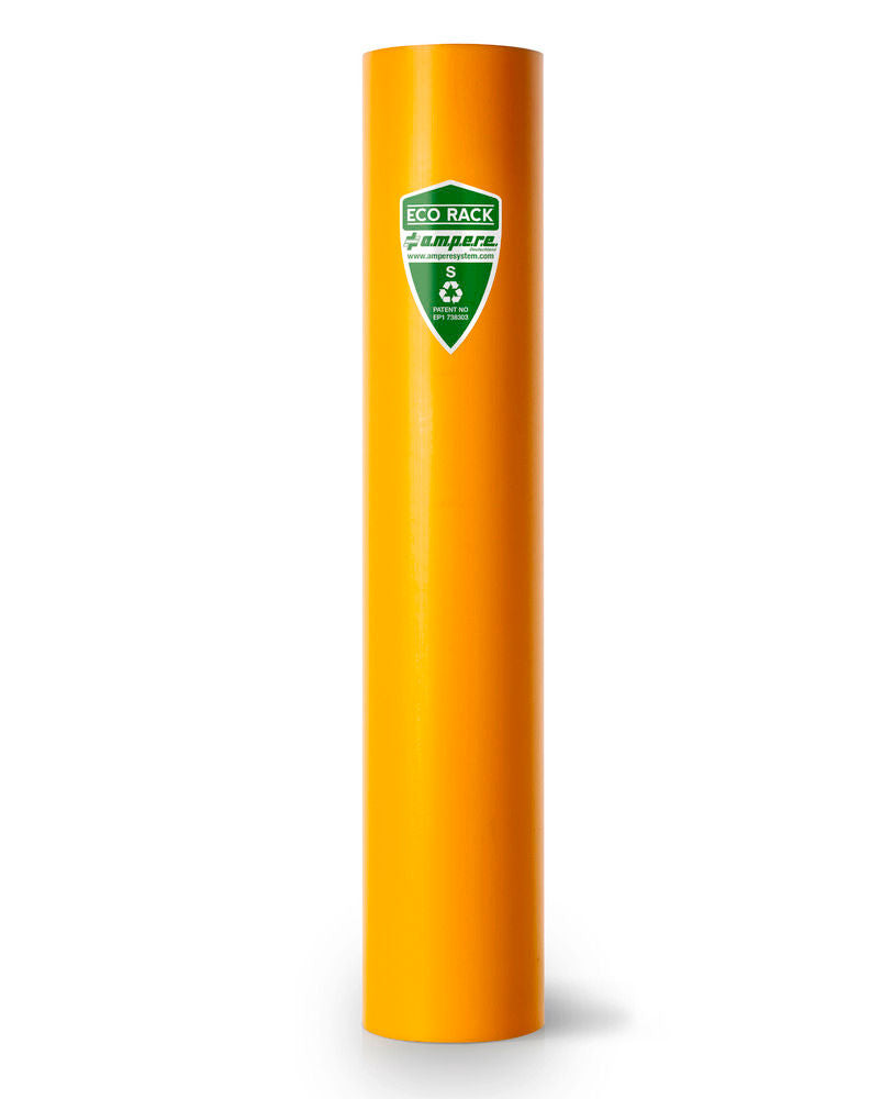 Štitnik od udara za regale ECO-RACK Tip S žuti za širinu stuba regala 70-87 mm 263574W