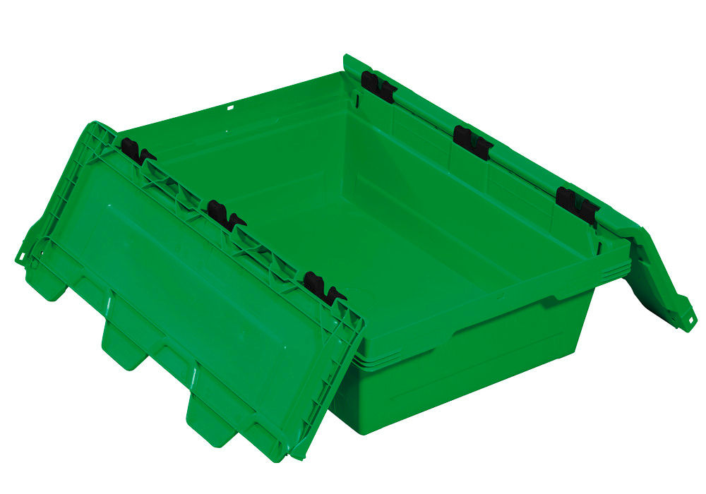 Višekratni Stapelbehälter Classic-Line D DENIOS 265266W 600 x 400 x 199 mm Zeleni
