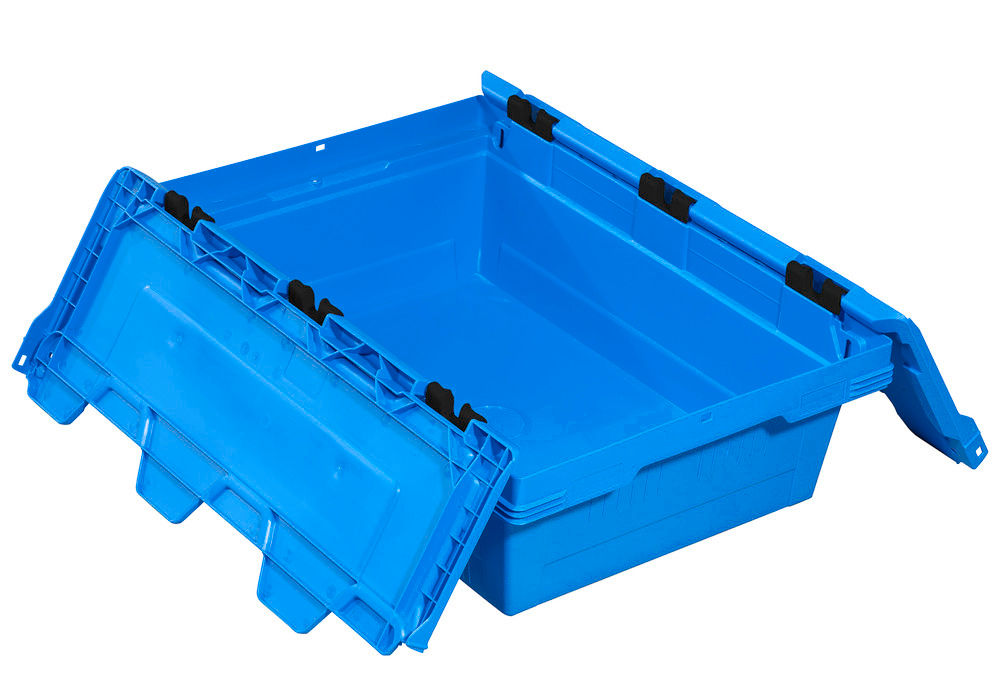 Višekratni Stapelbehälter Classic-Line D DENIOS 265263W 600 x 400 x 199 mm Plavi