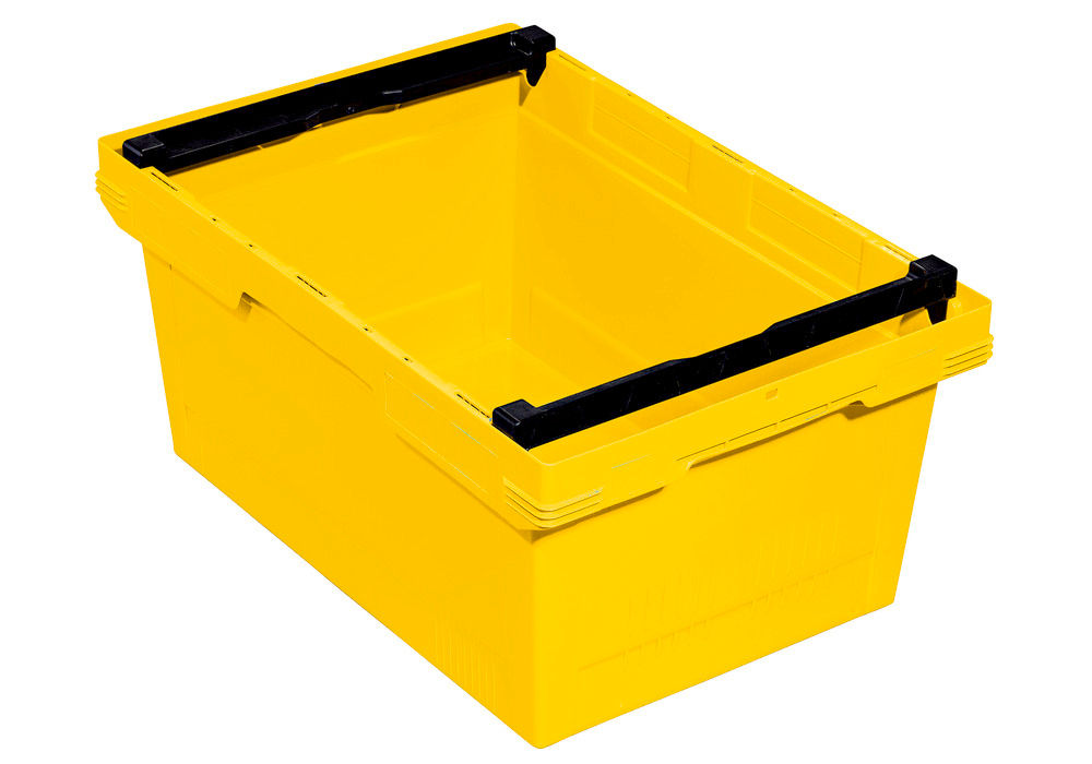 Polipropilenski Sklopivi Stapelbehälter Classic-Line D Sa Stapelbügelom DENIOS 265257W 600 x 400 x 273 mm Žuti