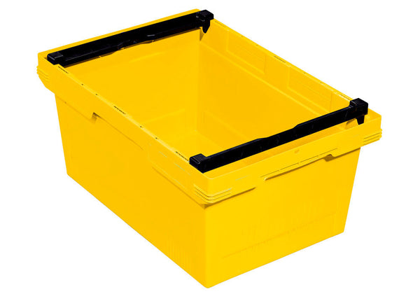 Polipropilenski Sklopivi Stapelbehälter Classic-Line D Sa Stapelbügelom DENIOS 265257W 600 x 400 x 273 mm Žuti