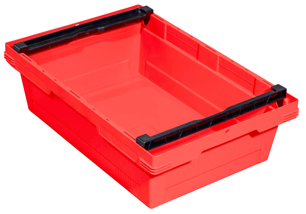 Višekratni Stapelbehälter Classic-Line D DENIOS 265252W 600 x 400 x 173 mm Crveni