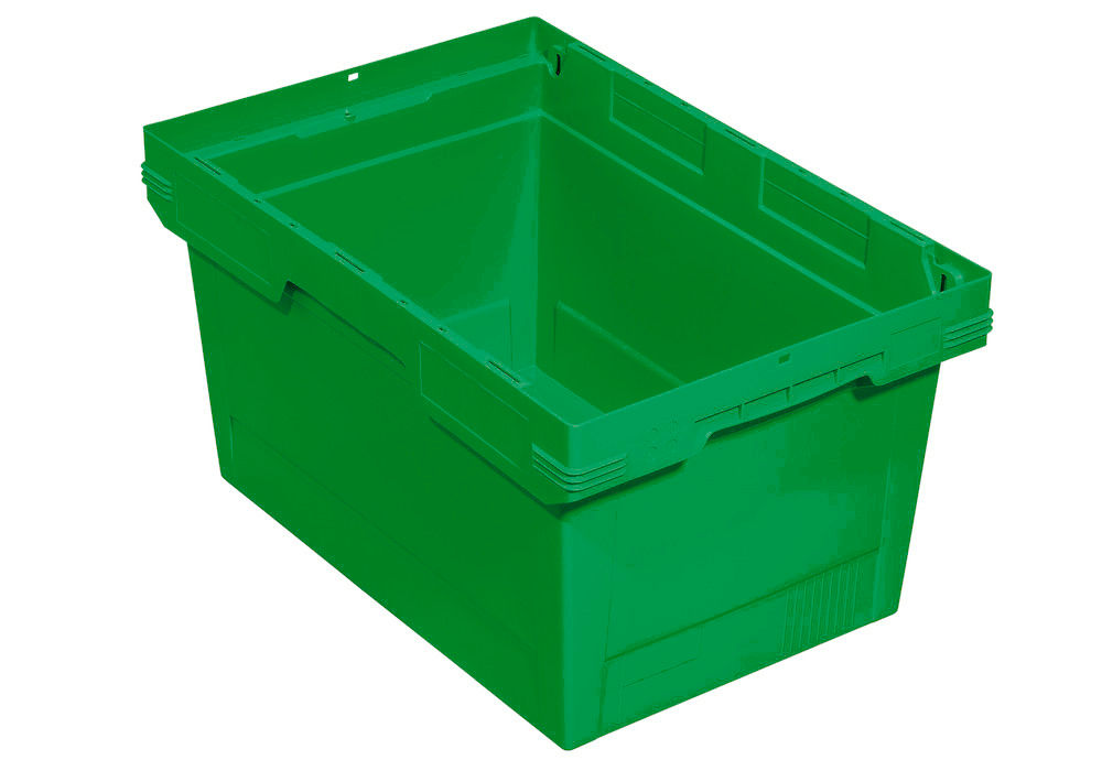 Polipropilenski Sklopivi Stapelbehälter Classic-Line D DENIOS 265242W 600 x 400 x 323 mm Zeleni
