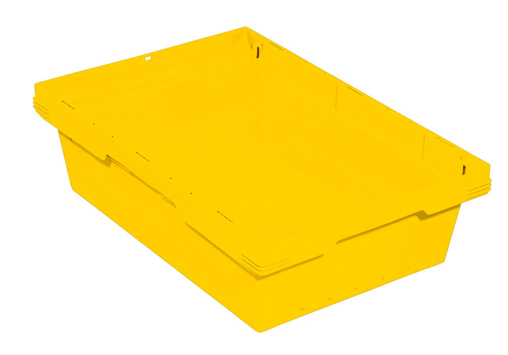 Višekratni Stapelbehälter Classic-Line D DENIOS 265233W 600 x 400 x 173 mm Žuti