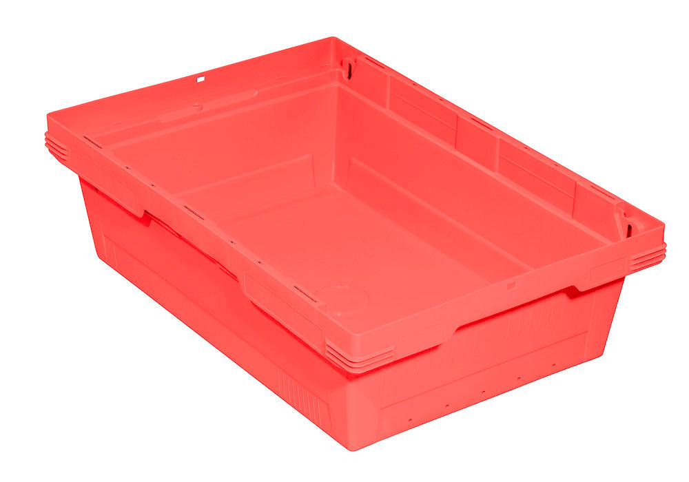 Polipropilenski Stapelbehälter DENIOS 265232W 600 x 400 x 173 mm Crveni