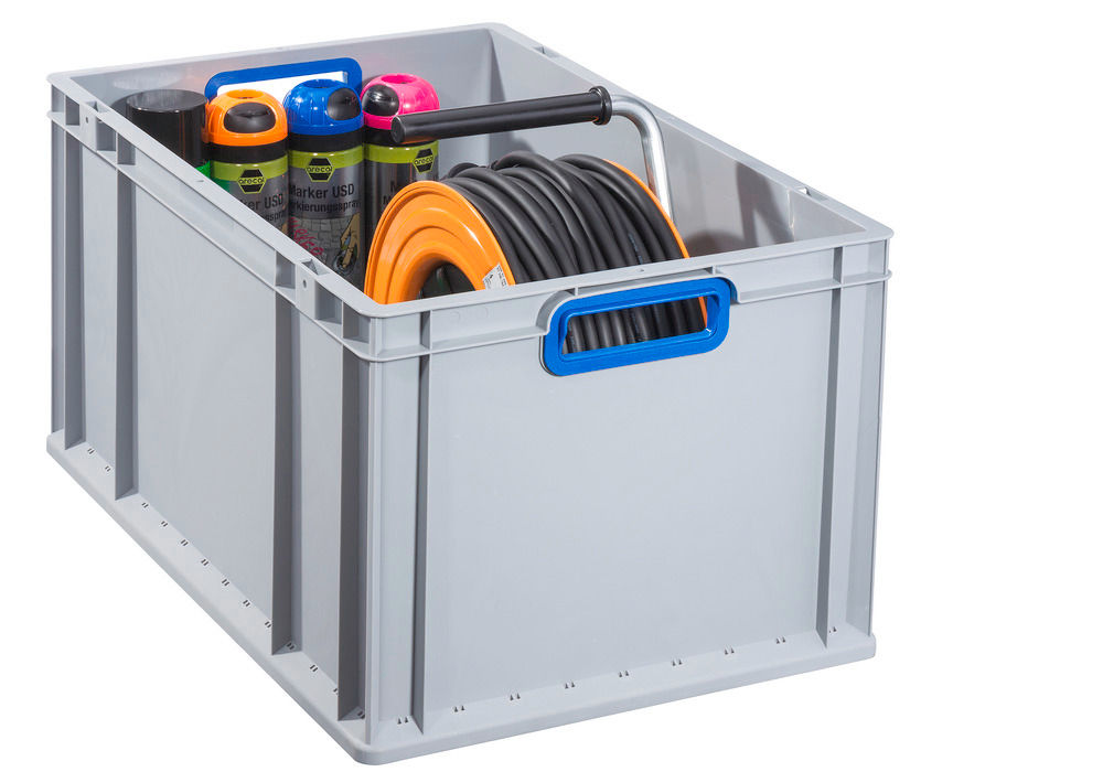 Euro Stapelbehälter Classic-Line B DENIOS 265217W 600 x 400 x 320 mm Sivi/Plavi