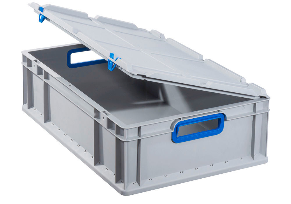 Višekratni Stapelbehälter Classic-Line B DENIOS 265215W 600 x 400 x 170 mm Sivo/Plavi
