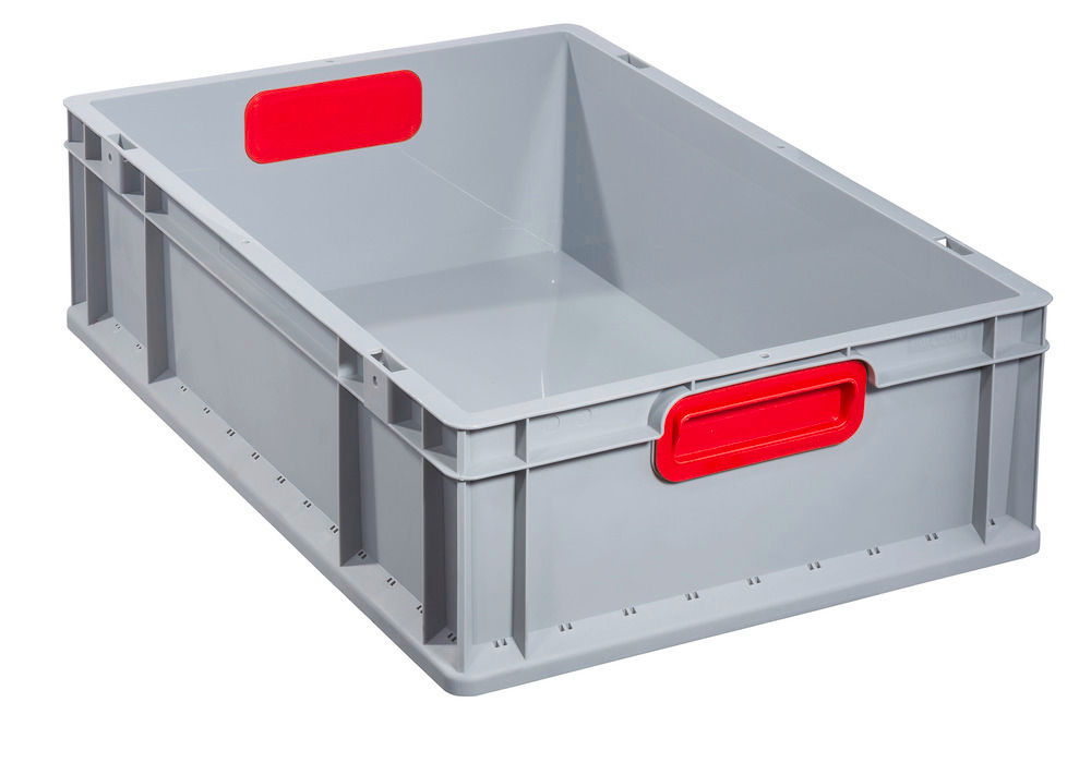Euro Stapelbehälter Classic-Line B DENIOS 265207W 600 x 400 x 170 mm Sivi/Crveni