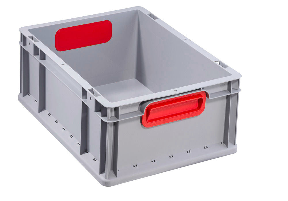 Euro Stapelbehälter Classic-Line B DENIOS 265203W 400 x 300 x 170 mm Sivi/Crveni