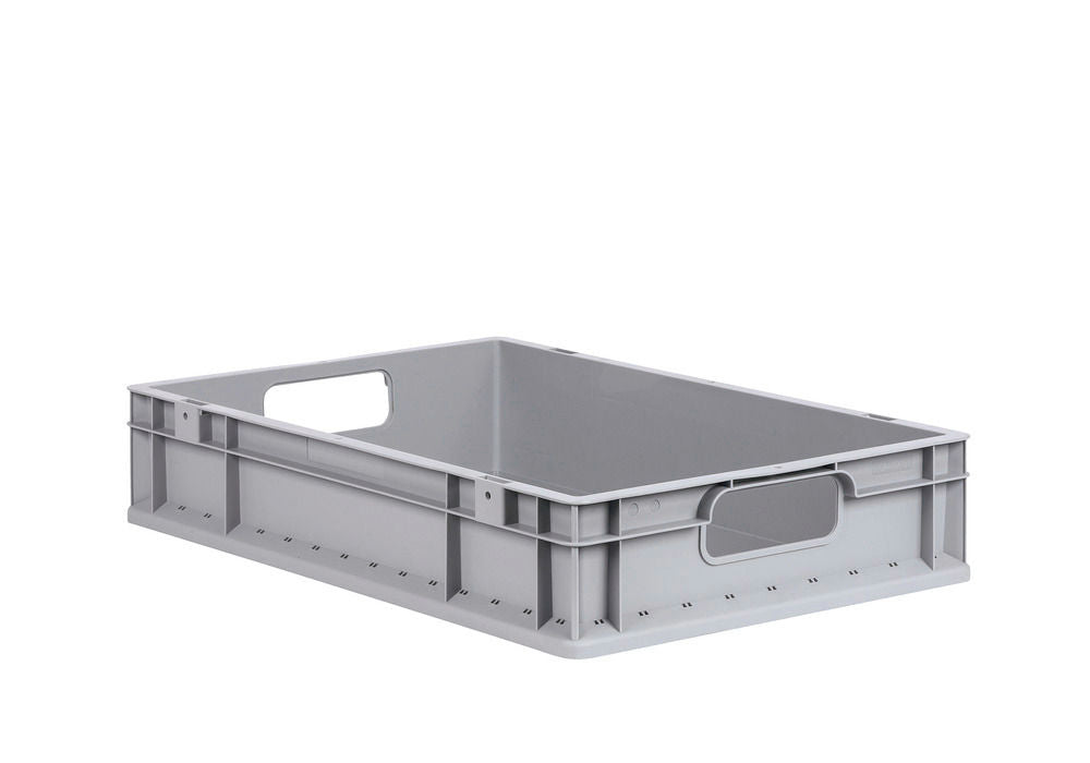 Euro Stapelbehälter Classic-Line B DENIOS 265198W 600 x 400 x 120 mm Sivi