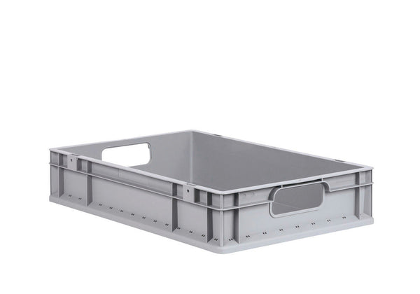 Euro Stapelbehälter Classic-Line B DENIOS 265198W 600 x 400 x 120 mm Sivi