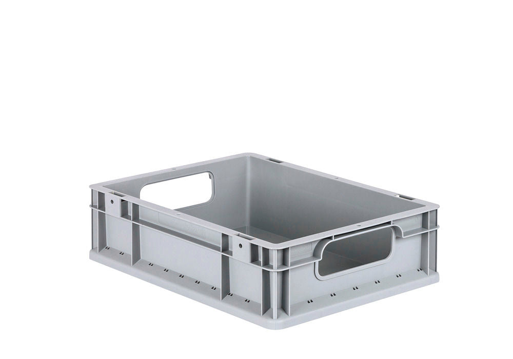 Euro Stapelbehälter Classic-Line B DENIOS 265194W 400 x 300 x 120 mm Sivi
