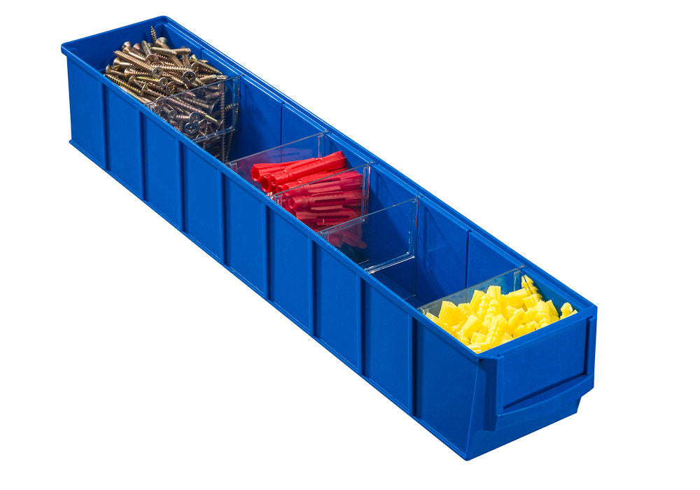 Regalkasten classic-line A3-S PP 91 x 500 x 81 mm Plavi Pakovanje 16 Komada DENIOS 265159W