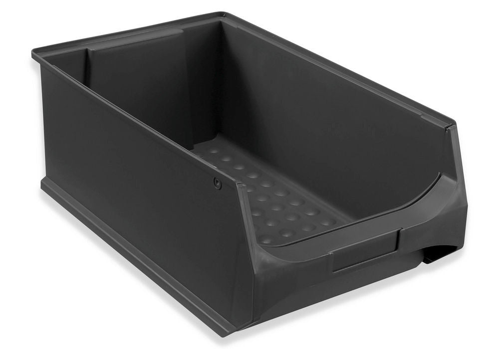 ESD-Sichtlagerkasten pro-line B5 PP 300 x 500 x 200 mm Crna Pakovanje 6 Komada DENIOS 265150W