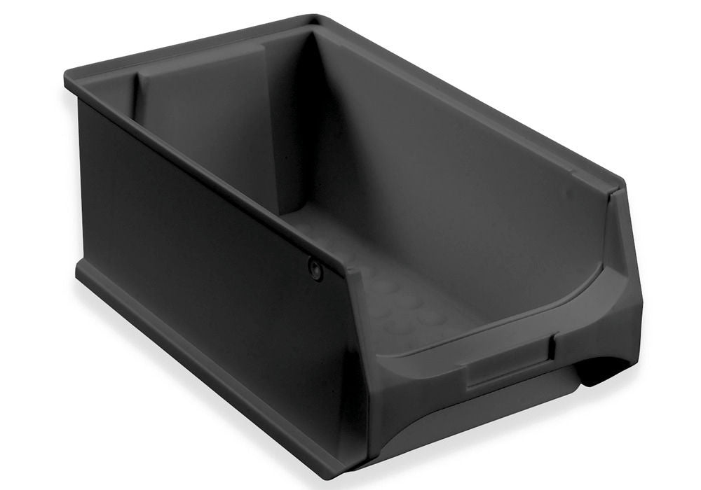ESD-Sichtlagerkasten pro-line B4 PP 200 x 350 x 150 mm Crni Pakovanje 12 Komada DENIOS 265149W