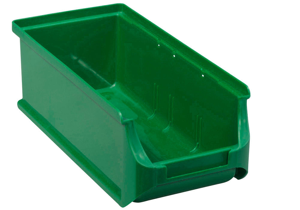 Sichtlagerkasten pro-line A2-L PP 100 x 215 x 75 mm Zeleni Pakovanje 20 Komada DENIOS 265134W
