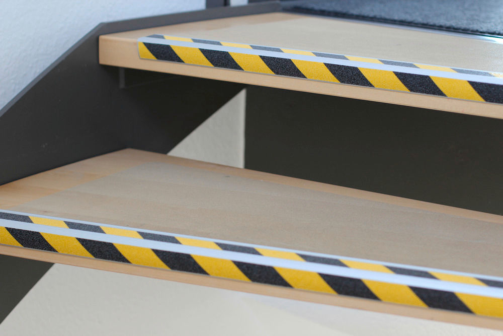 Protivklizni Profil za Stepenice DENIOS Crno/Žuti 1000 mm 264168W