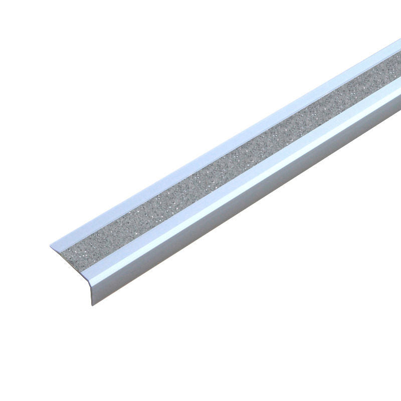 Aluminijumski Protivklizni Profil za Stepenice M2 DENIOS GlitterGrip Srebrni 1000 mm 264102W