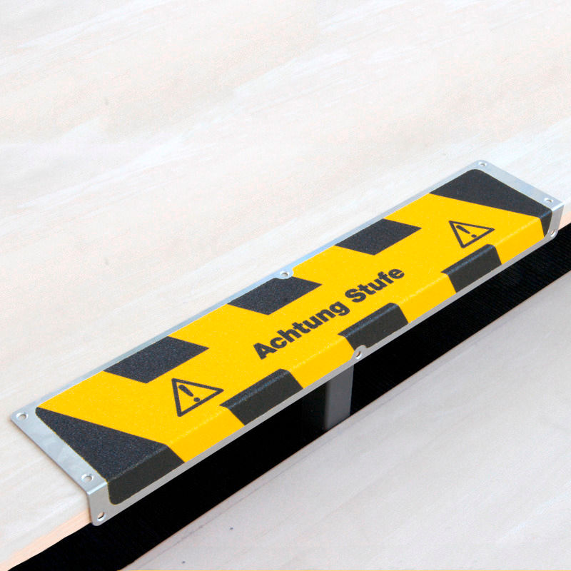 Aluminijumski Protivklizni Profil za Stepenice M2 Crno/Žuto 635 mm 263696W