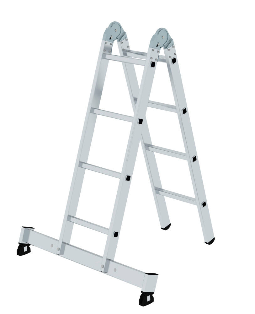 MUNK Sklopiva Merdevina sa Prečagama Aluminijum 2 x 4 Prečage 262159W