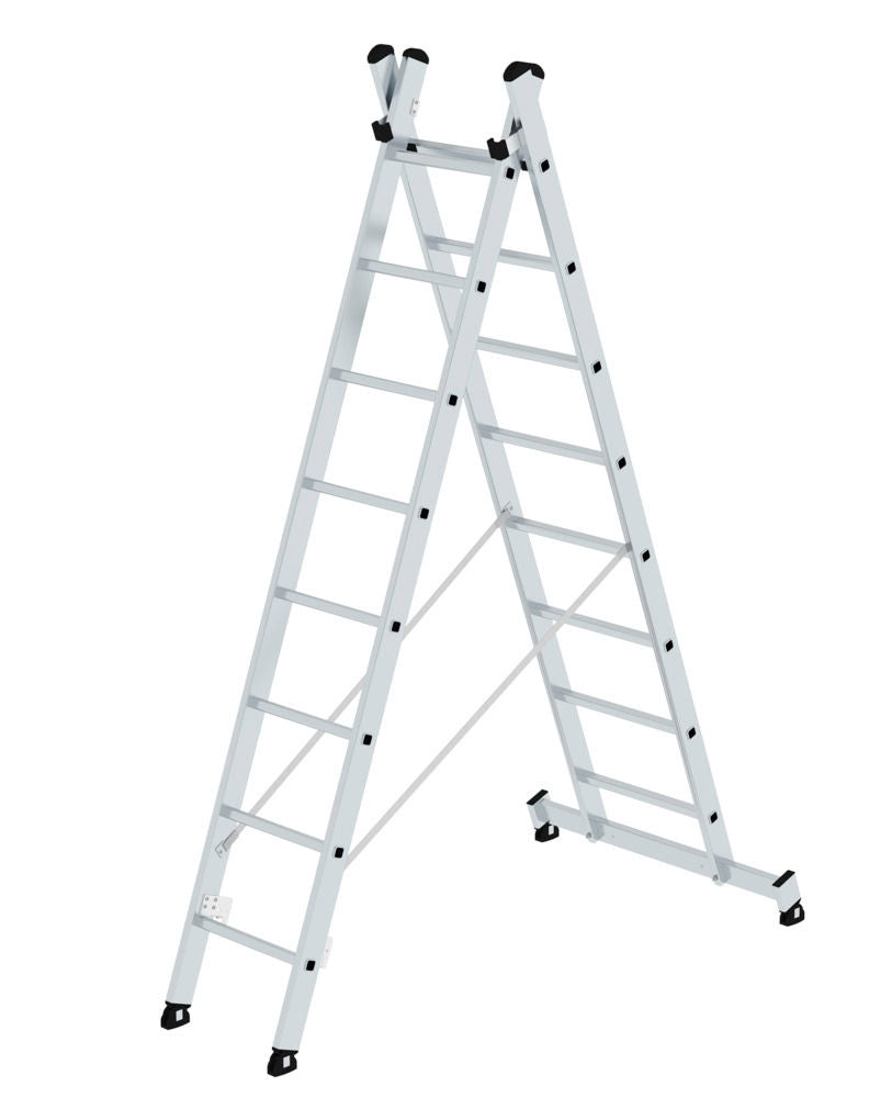 MUNK Višenamenske Merdevine Aluminijum 2 x 8 Gazišta 262155W