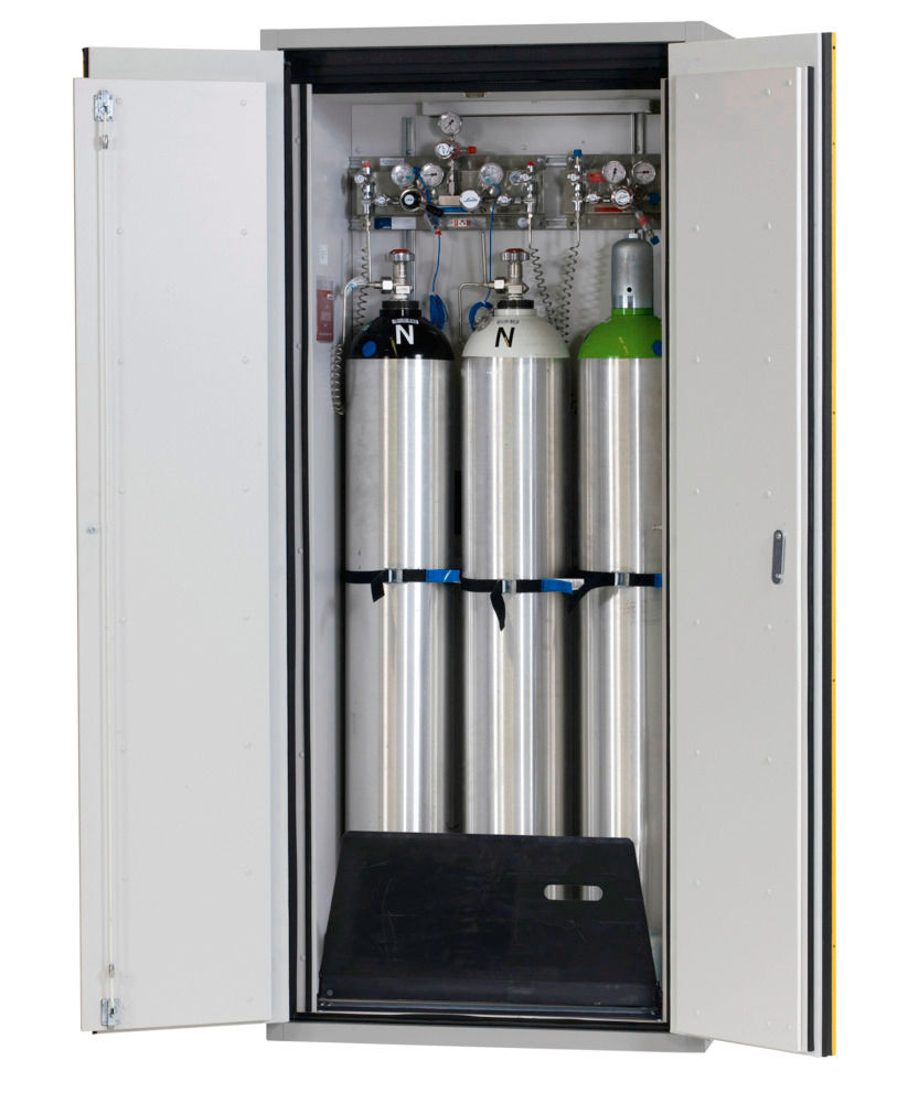 Asecos Vatrootporni Orman Za Gasne Boce G90 3x50l 898x615x2050mm Sivo/Žuti