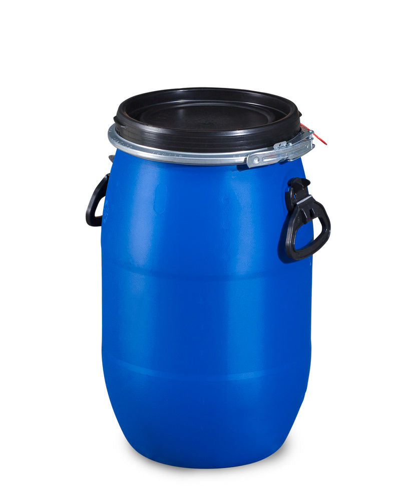 Plastično Poklopno Bure sa Steznim Prstenom 30 L 312 x 512 mm DENIOS 266131W