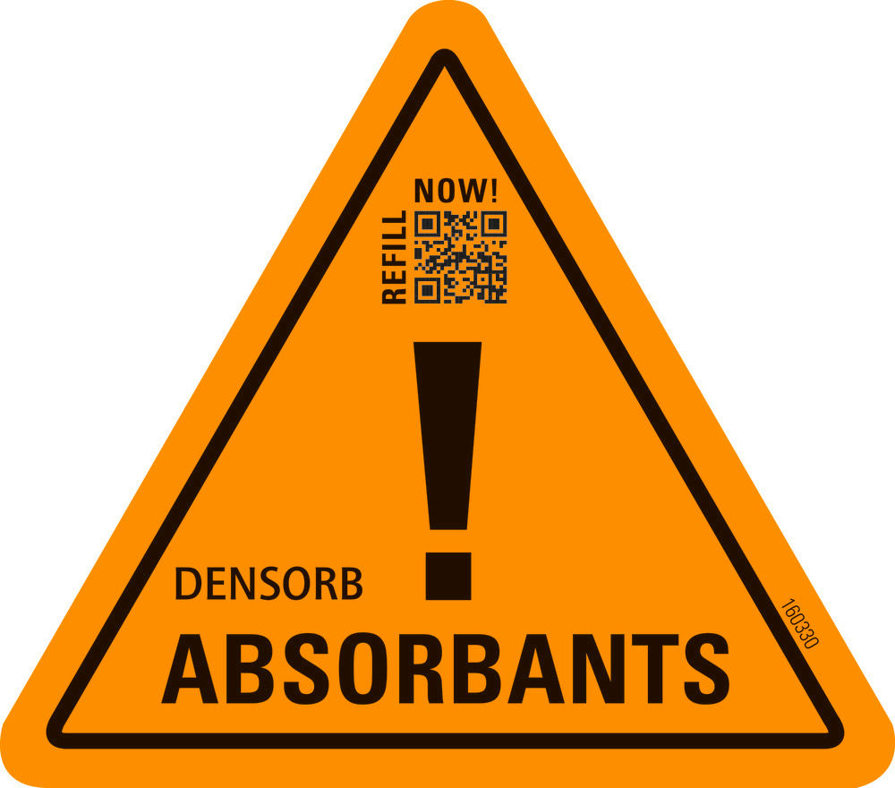 Denios Višejezični Set Nalepnica za DENSORB® Sredstva za Vezivanje