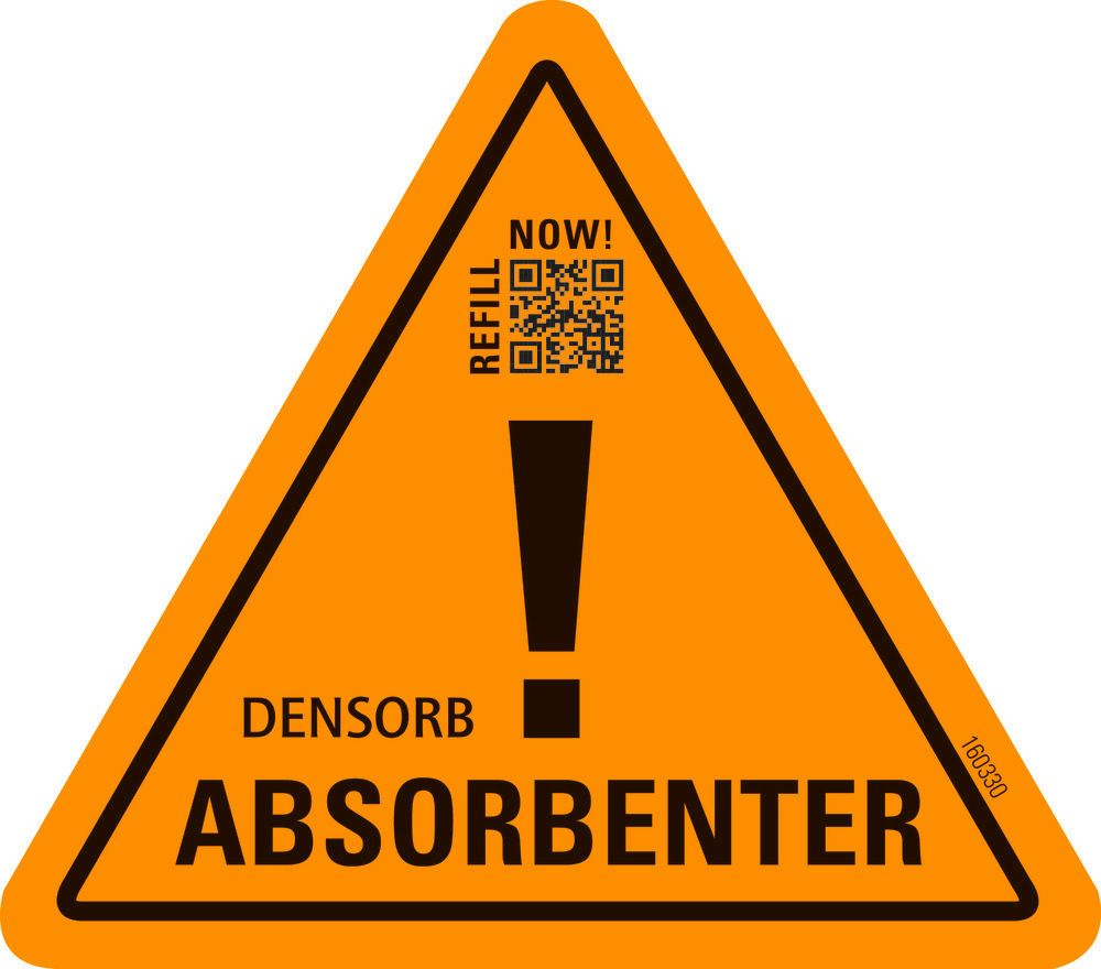 Denios Višejezični Set Nalepnica za DENSORB® Sredstva za Vezivanje