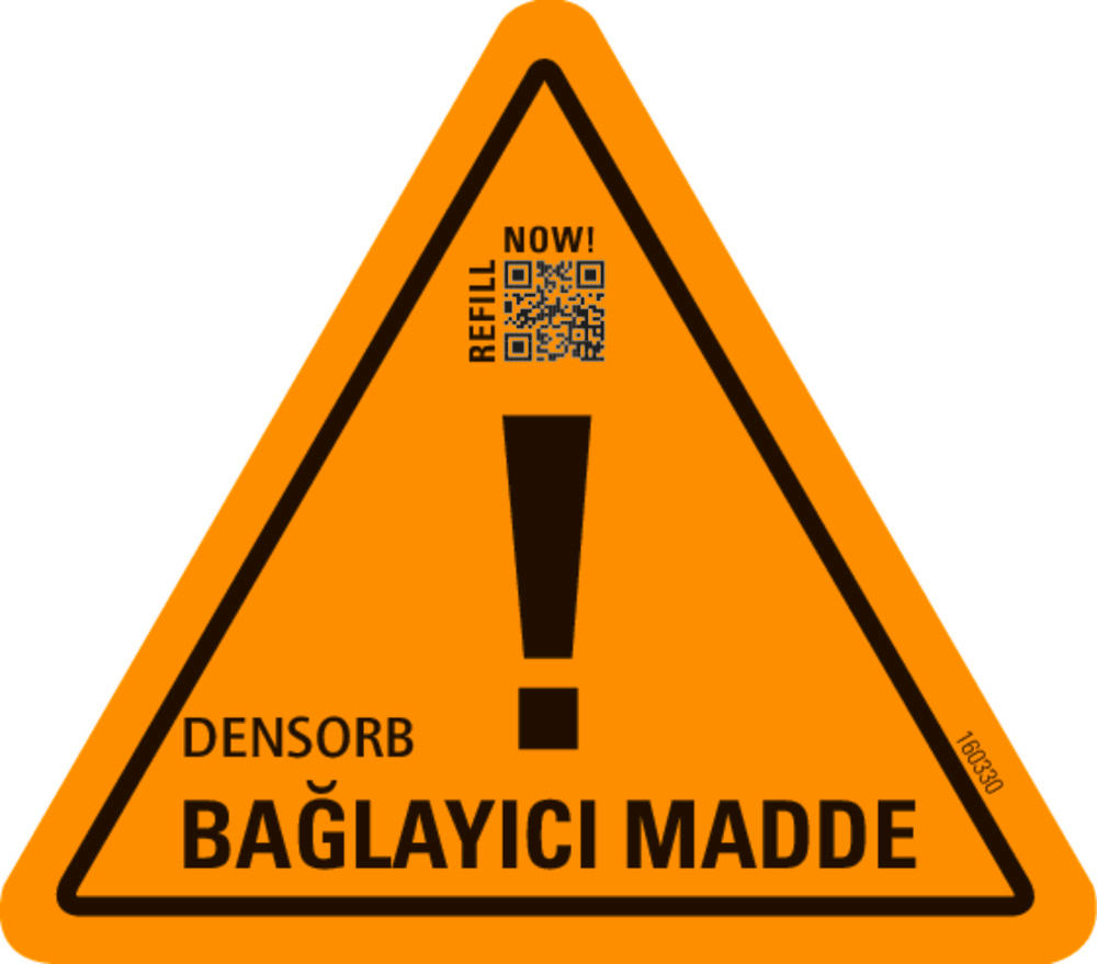 Denios Višejezični Set Nalepnica za DENSORB® Sredstva za Vezivanje