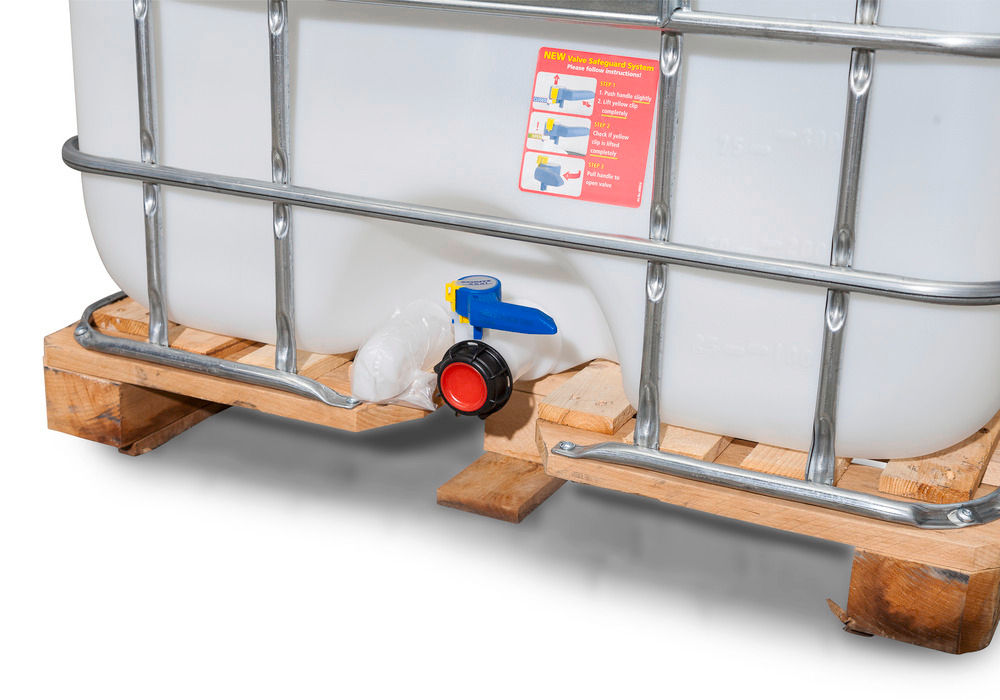 Schütz Recobulk IBC Kontejner HDPE UV Drvena Paleta 1000L DN150 DN50