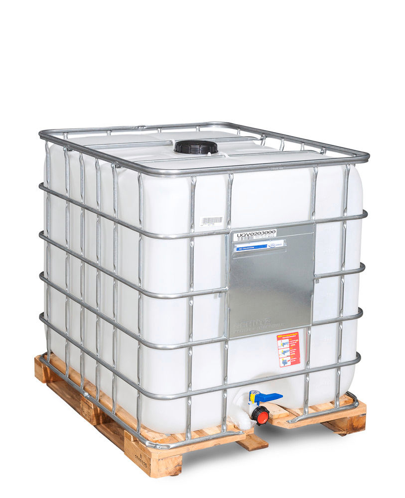 Schütz Recobulk IBC Kontejner HDPE UV Drvena Paleta 1000L DN150 DN50