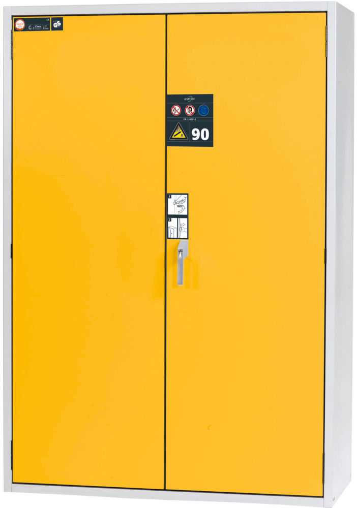 Asecos Čelik Orman za Gasne Boce 4x50l 1398x615x2050mm Sivi