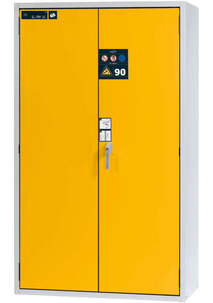 Asecos Vatrootporni Orman Za Gasne Boce G90 4x50l 1198x615x2050mm Sivo/Žuti