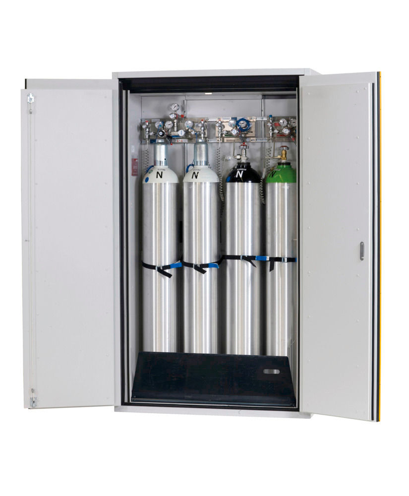 Asecos Vatrootporni Orman Za Gasne Boce G90 4x50l 1198x615x2050mm Sivo/Žuti