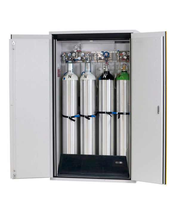Asecos Vatrootporni Orman Za Gasne Boce G90 4x50l 1198x615x2050mm Sivo/Žuti