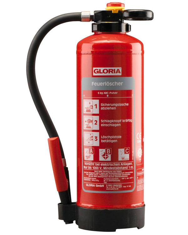 Protivpožarni Aparat Sa Prahom GLORIA 9 kg Klasa A B C