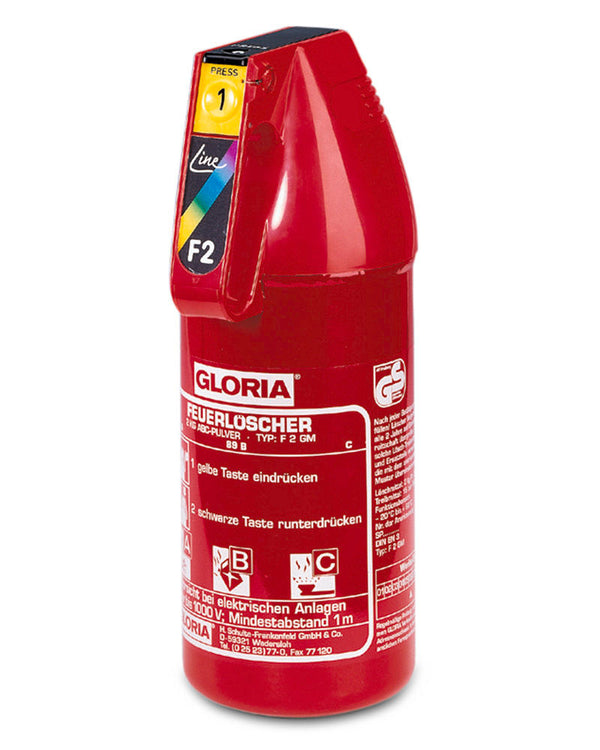 Protivpožarni Aparat Sa Prahom GLORIA F2G 2 kg Klasa A B C
