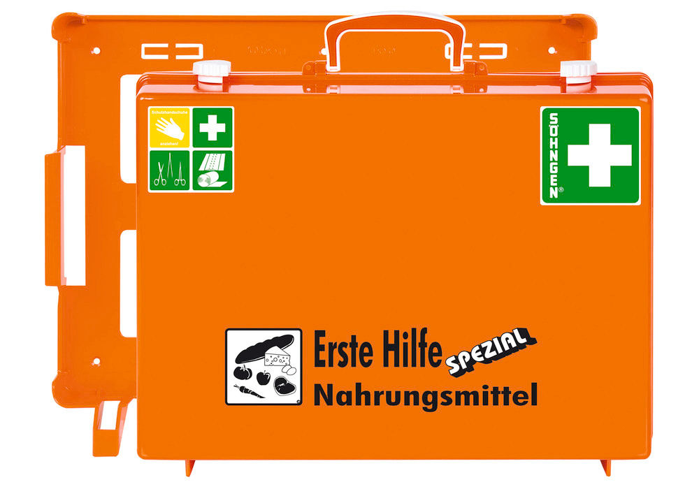 Erste-Hilfe-Koffer Beruf Spezial DENIOS Za Prehrambenu Industriju Narandžasti Po DIN 13157