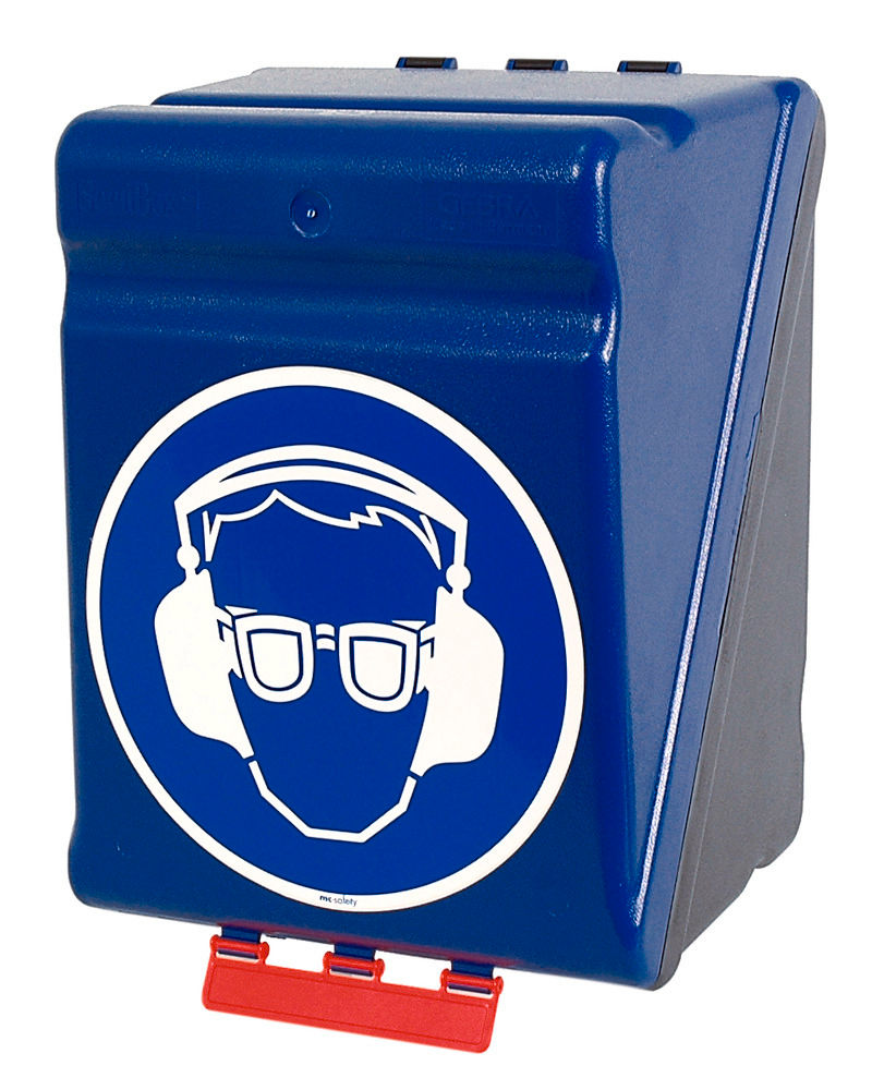 Maxibox za Odlaganje Zaštite za Oči i Sluh Plava SecuBox 116491W