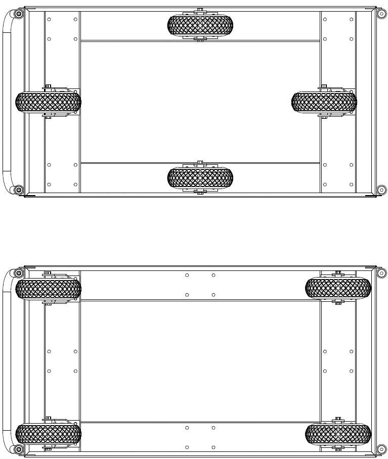 Kongamek Velika platformska kolica crvena 760 x 1550 x 1050 mm 1200 kg 269207W