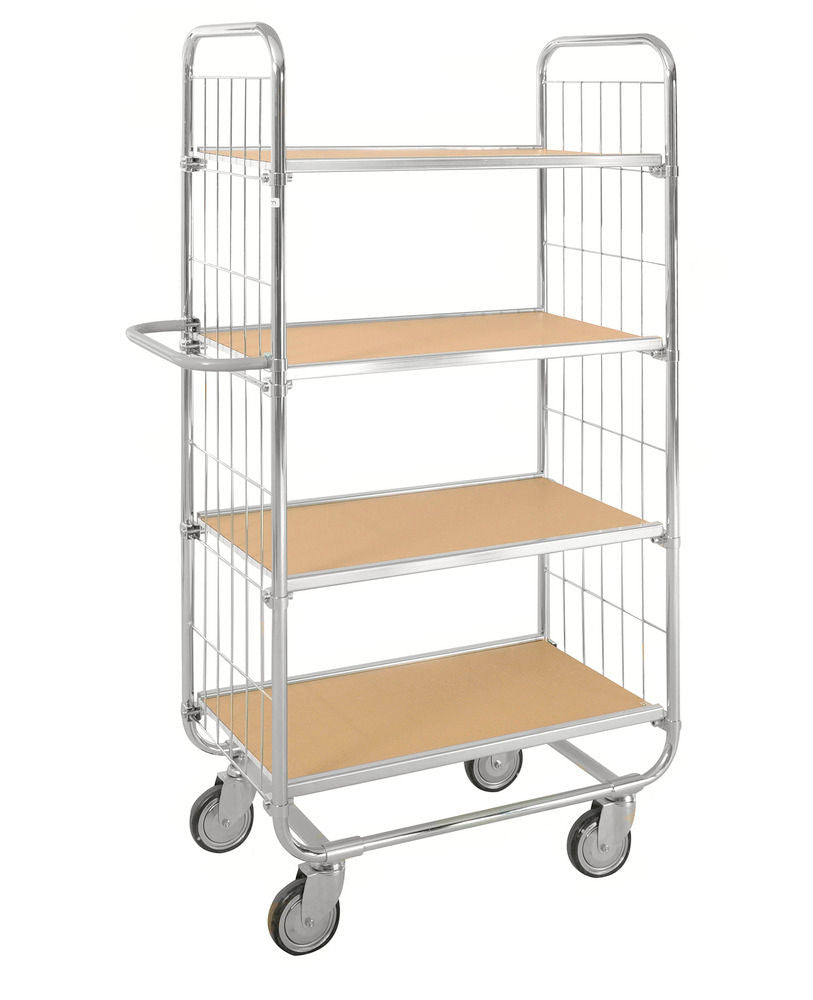 Kongamek ESD-Etagenwagen KM Verzinkt 4 Flexible Böden 470 x 815 x 1590 mm 269203W