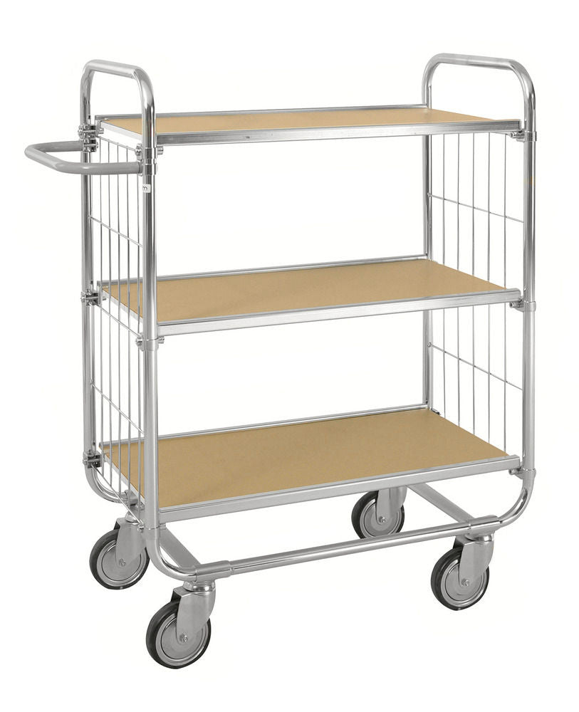 Kongamek ESD-Etagenwagen KM Verzinkt 3 Flexible Böden 1395 x 470 x 1120 mm 269186W
