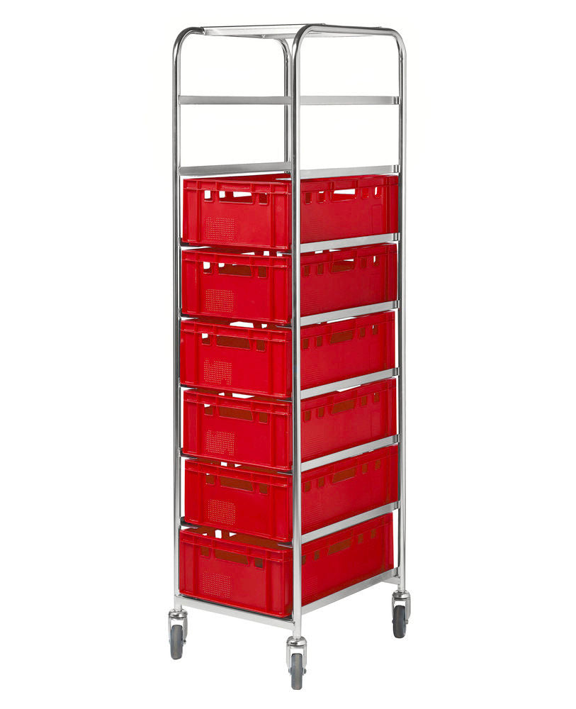 Kongamek Kolica za Euro Kutije 8 Nivoa Skladištenja 460 x 590 x 1880 mm 269133W