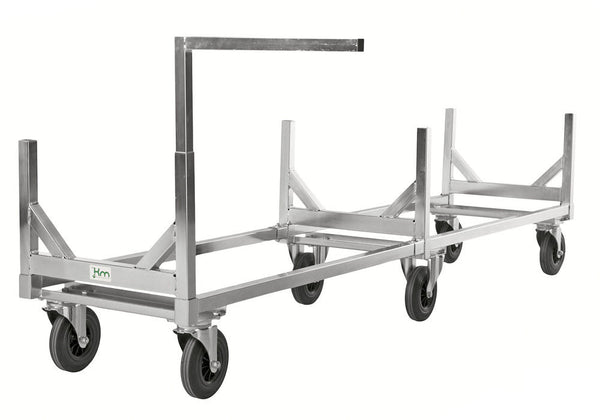 Kongamek Kolica Za Dugački Teret Pocinkovano 2800 x 608 x 700 mm 269110W