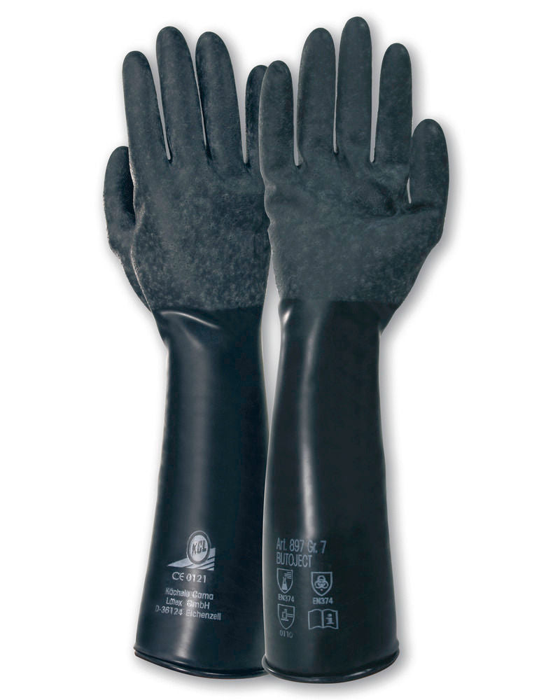 KCL Butoject Zaštitne Rukavice za Hemikalije od Butila Kategorija III Dužina 36 cm 1 Par