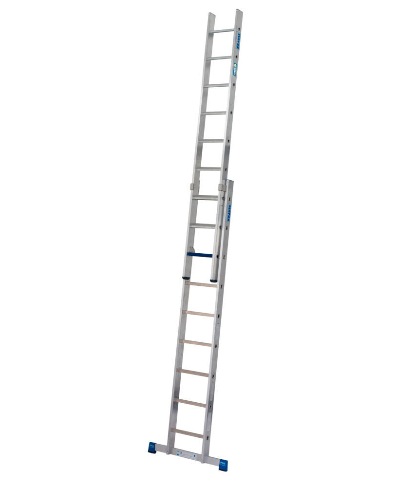 KRAUSE Aluminijumske Dvodelne Klizne Merdevine 2 x 9 Prečki 270894W