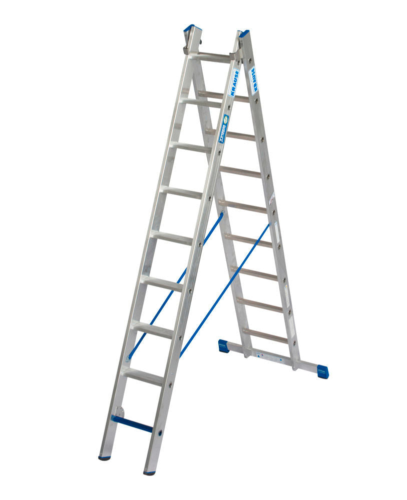 KRAUSE Aluminijumske Višenamenske Merdevine 2 x 9 Prečki 270892W